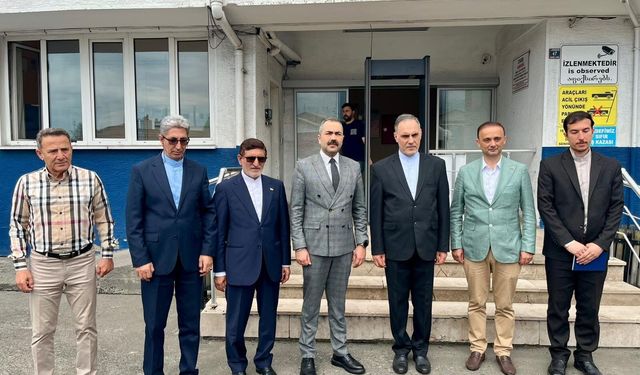 İran Heyeti Hopa Liman'ında İncelemelerde Bulundu