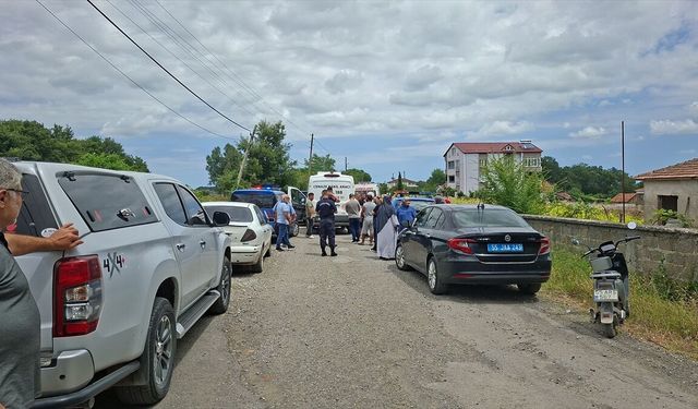 Samsun'da bahçede yaktığı ateşin içinde kalan kadın öldü