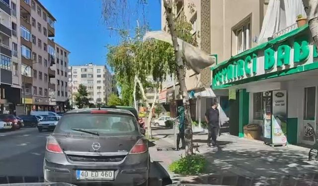 7. kattan düşen halı kadının başına isabet etti