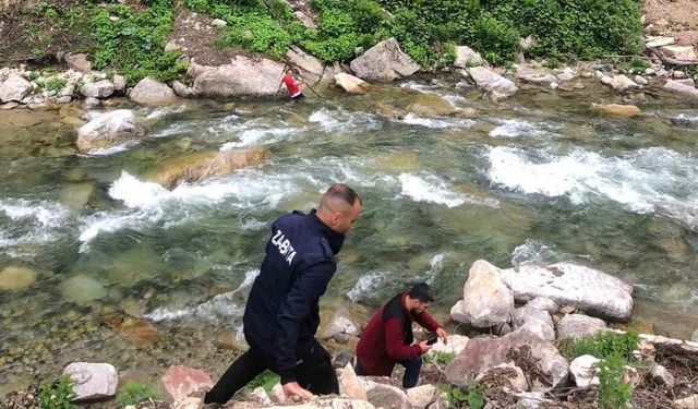 Papağanını kurtardı, kendisi mahsur kaldı