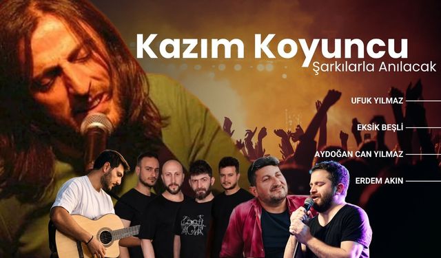 Kazım Koyuncu Şarkıları 4 Temmuz'da Hopa'da Yankılanacak