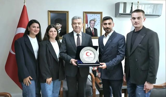 Genç ASKON'dan Artvin Valisi Turan Ergün'e Ziyaret