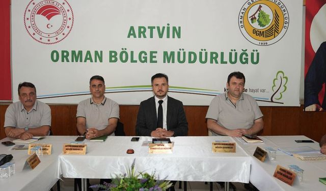 Orman Bölge Müdürlüğü'nde Temmuz Ayı Değerlendirme Toplantısı Gerçekleştirildi