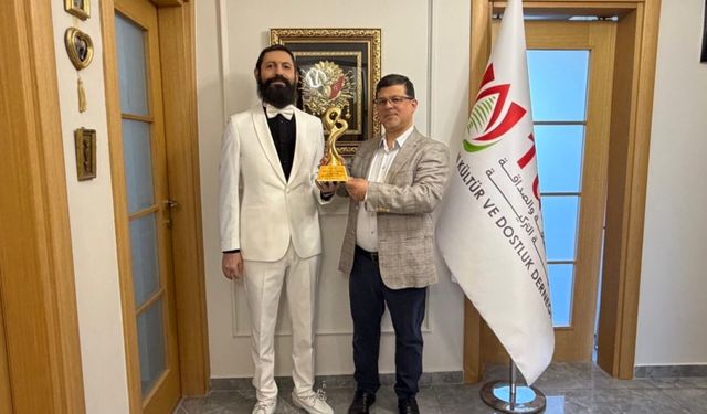 Akif Manaf “Lübnan-Türkiye Dostluk ve Barış Ödülü” ile Onurlandırıldı