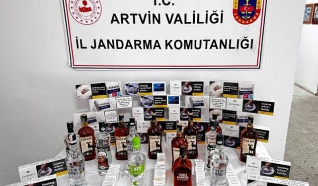Artvin'de Kaçakçılık Operasyonlarında 10 Şüpheli Hakkında İşlem Yapıldı