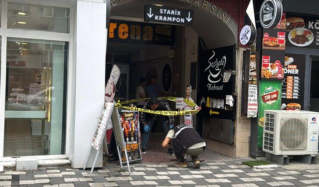 İş yeri kurşunlandı