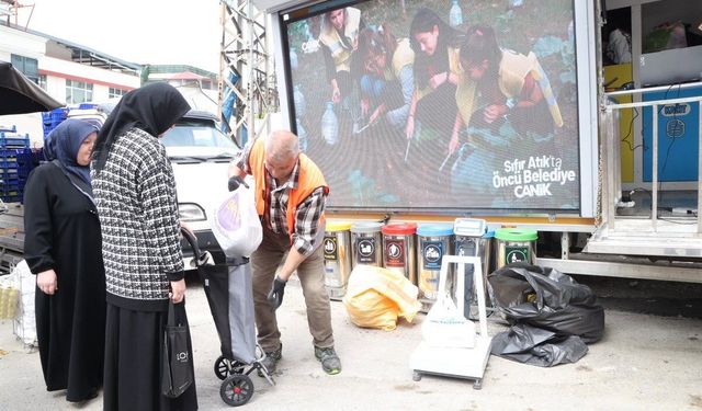 Samsun'da sıfır atık uygulaması aile bütçesine katkı sağlıyor