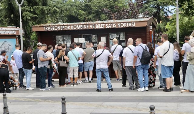 Trabzonspor-Ferencvaros maçının biletleri satışa çıkarıldı