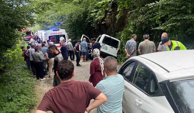 Trabzon'da trafik kazası: 5 yaralı