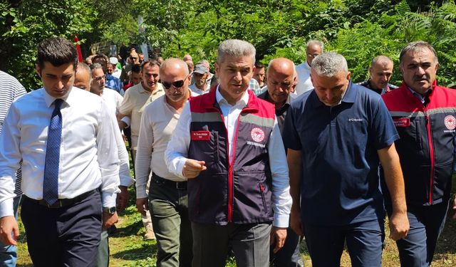 Vali Ergün’den Camili’de Yoğun Mesai