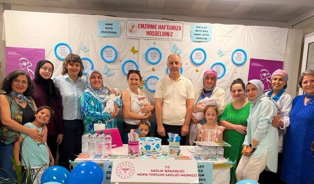 Hopa'da Emzirme Haftasına Farkındalık Etkinliği