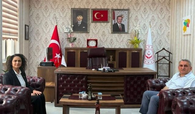 AÇÜ Rektörü Aydın ve İl Müdürü Usta Bir Araya Geldi