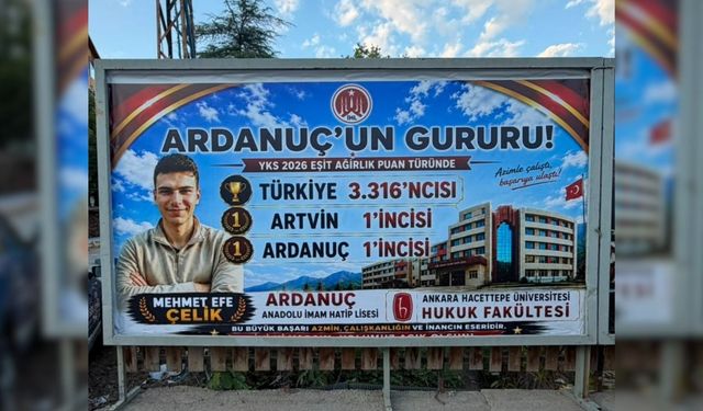 Başarıya Tebrik Değil Ambargo: Ardanuç’ta Afiş Krizi