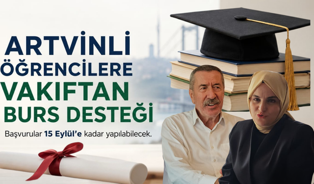 Artvinli Öğrencilere Vakıftan Burs Desteği