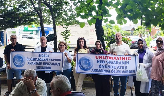 Hopa’da “Dumansız Hava Sahası” İçin Farkındalık Çalışması