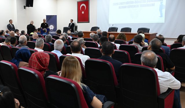 Kastamonu'da okullarda güvenlik toplantısı