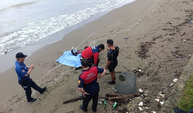 Ordu'da denizde erkek cesedi bulundu