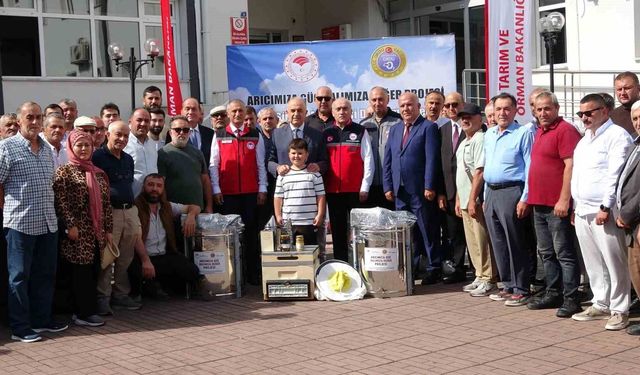 Ordu'da 92 arıcıya yüzde 70 hibeli bal süzme makinesi desteği