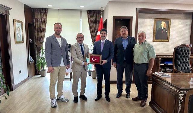 Sendikalardan Kaymakam Karakaya’ya Ziyaret