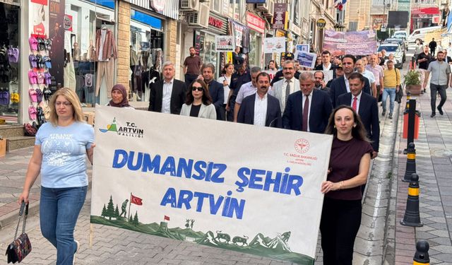 Artvin’de Halk Sağlığı İçin Farkındalık Yürüyüşü