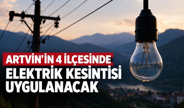 4 İlçede Elektrik Kesintisi Uygulanacak