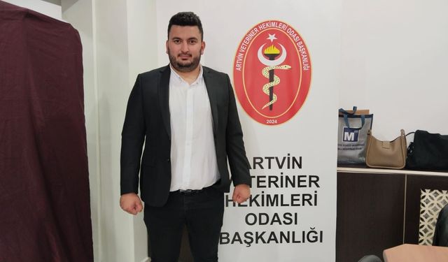 Artvin Veteriner Hekimleri Odasında Canberk Düzün Dönemi