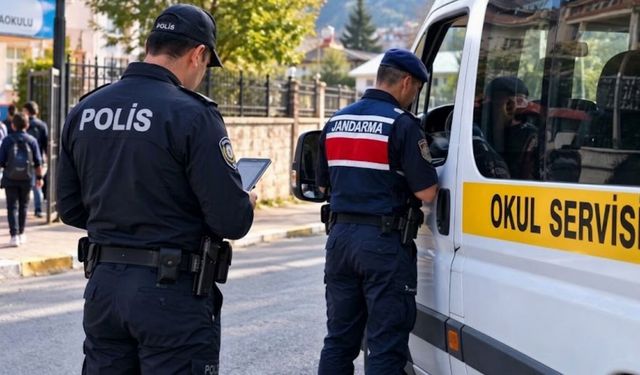 Okul Çevreleri ve Servis Araçları Denetlendi