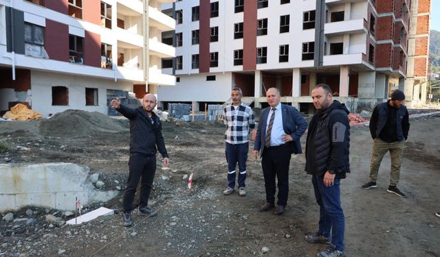 Park Rezidans Bölgesinde Yol Çalışmaları Sürüyor