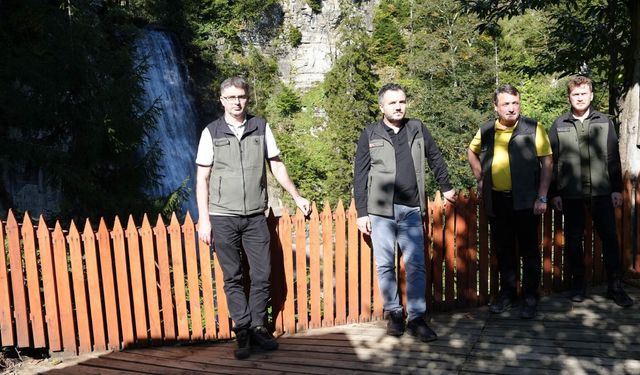 Maral Şelalesi Orman Parkı’nda Düzenleme Çalışmaları Devam Ediyor