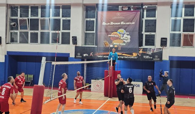 4. Kamu Spor Oyunları’nda Üçüncü Gün Voleybol Heyecanı