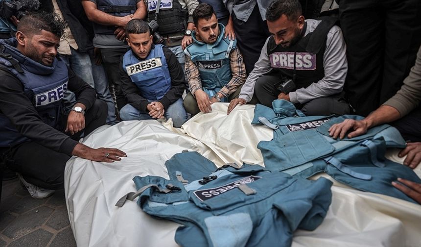 "Gazze'de ölen gazeteci sayısı emsali görülmemiş derecede"