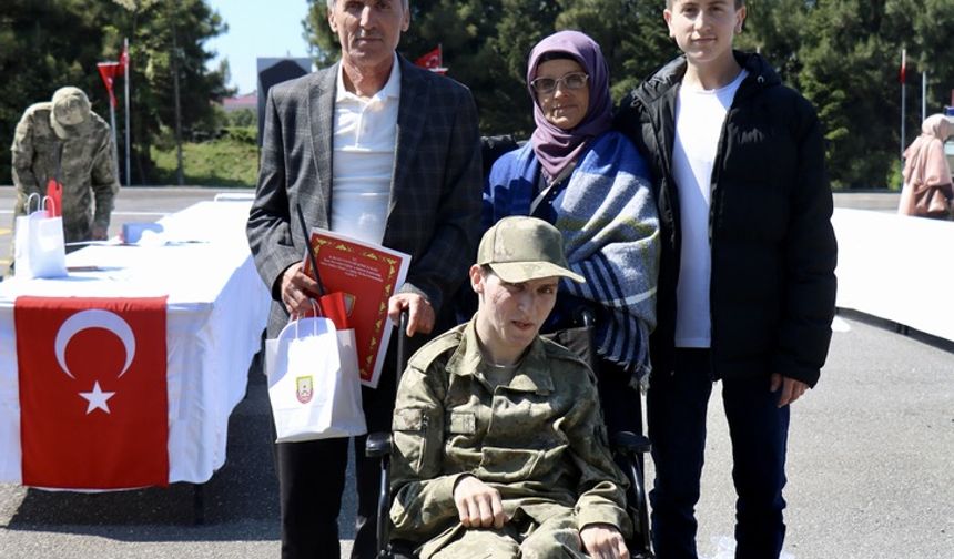 105 Engelli Genç Askerlik Hayalini Gerçekleştirdi