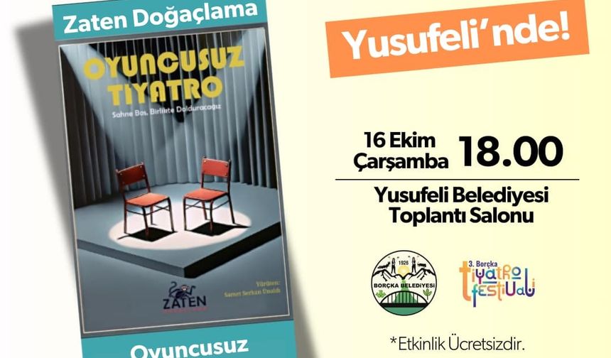 Yusufeli’nde Borçka Tiyatro Festivali