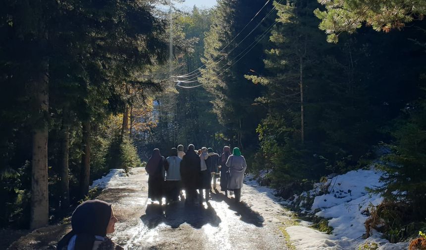 Üniversiteli Gençler Doğa Yürüyüşüne Çıktı