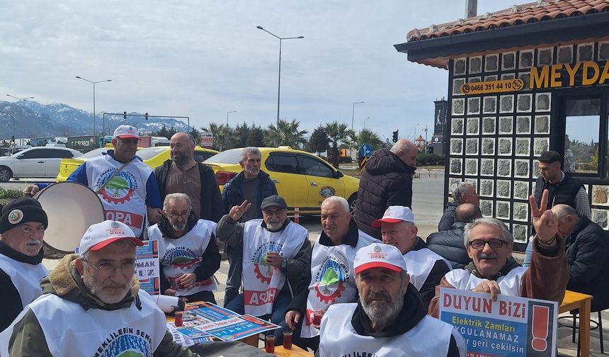 Emekliler İmza Kampanyasına Davet İçin Broşür Dağıttı