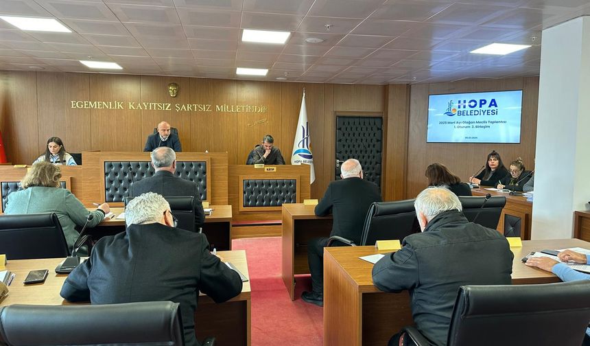 Hopa Meclis Toplantısının İkinci Oturumu Gerçekleşti