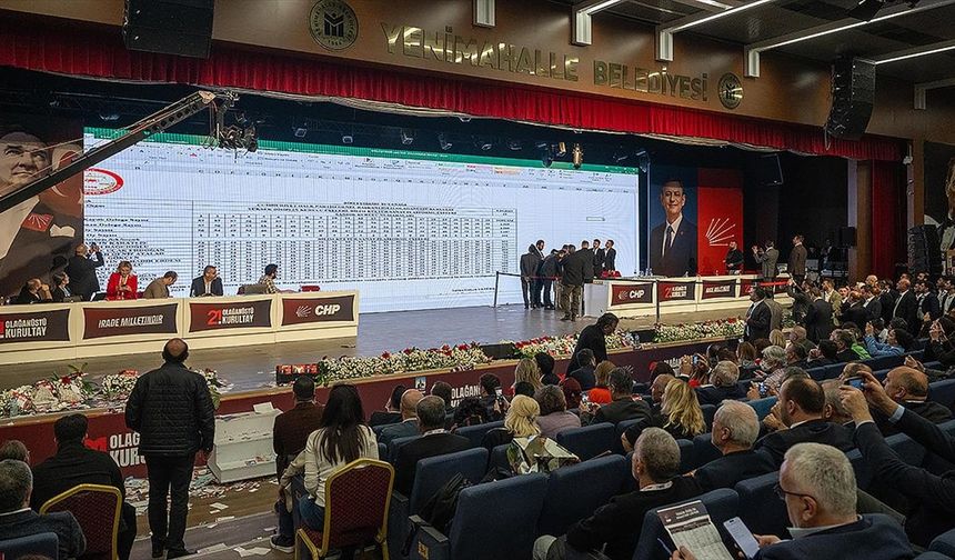 CHP'de Kurultay Süreci Tamamlandı