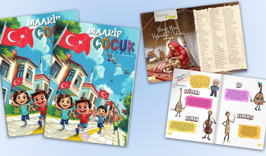 MEB'in "Maarif Çocuk" Dergisi Yayımlandı