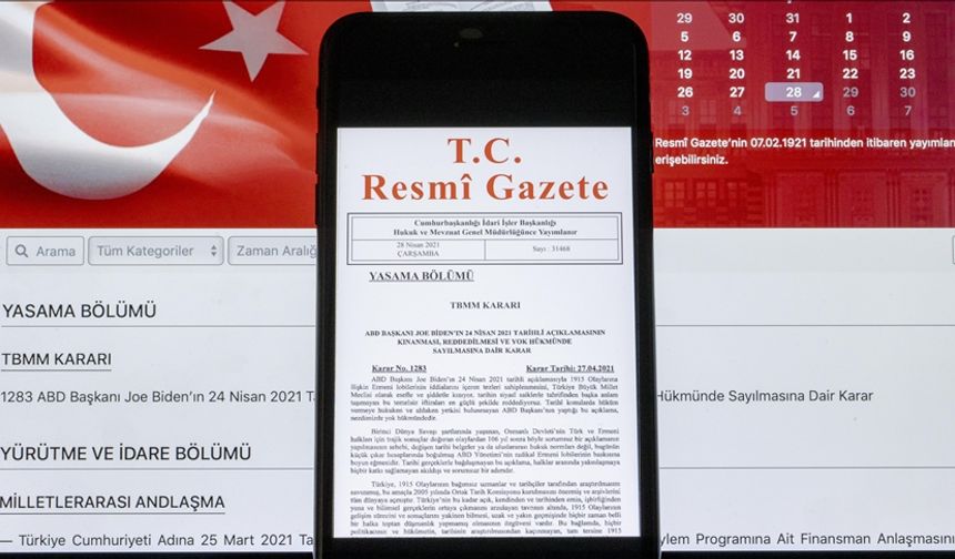 Milletlerarası Anlaşmalar Resmi Gazete'de Yayımlandı