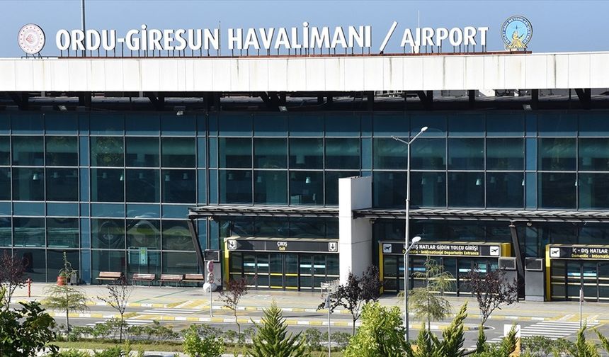 Ordu'da hava ulaşımına sis engeli