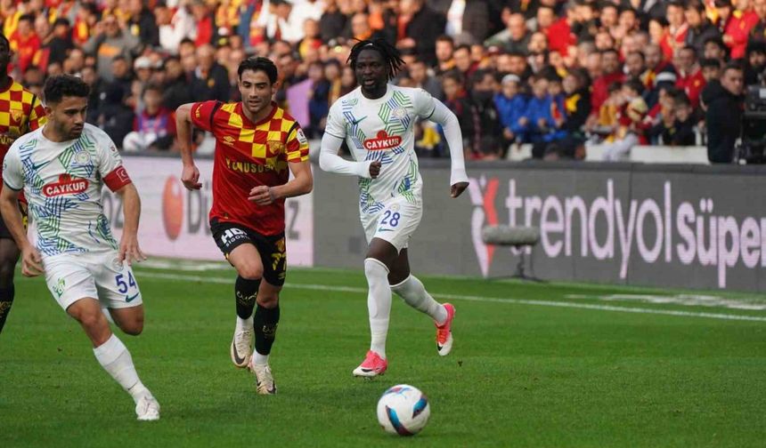 Çaykur Rizespor ile Göztepe 14. Randevuda