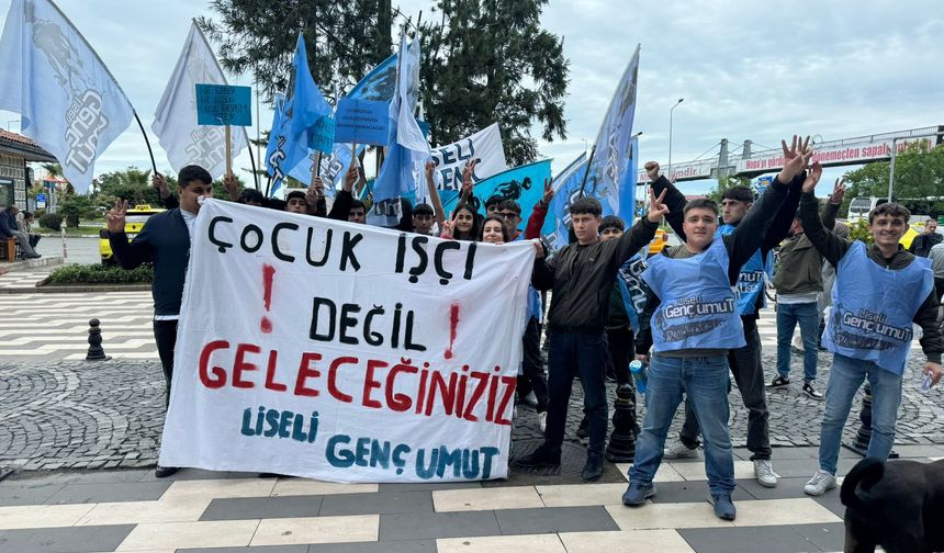 “Çocuk işçi değil, geleceğiniziz”