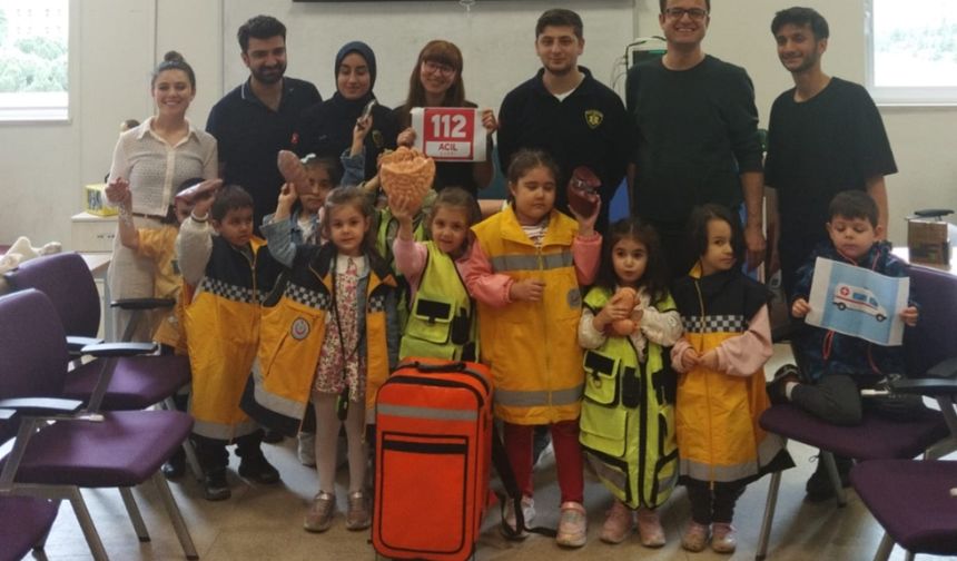 Minikler 112 Acil Eğitimiyle Bilinçlendi