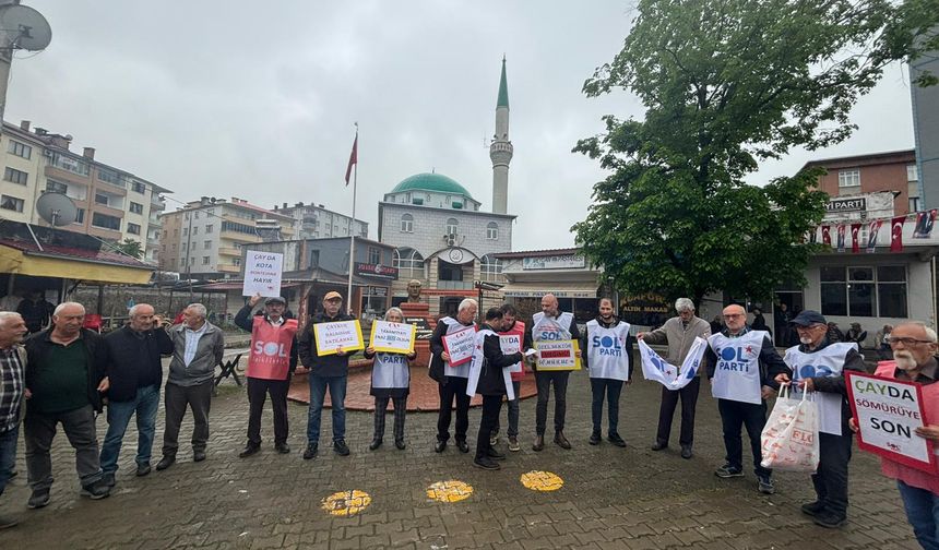 SOL Parti’den Çay ve ÇAYKUR İçin Mücadele Çağrısı
