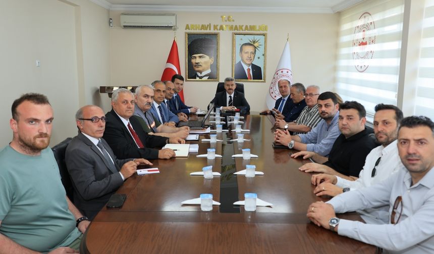 Arhavi OSB Müteşebbis Heyeti Toplantısı Yapıldı