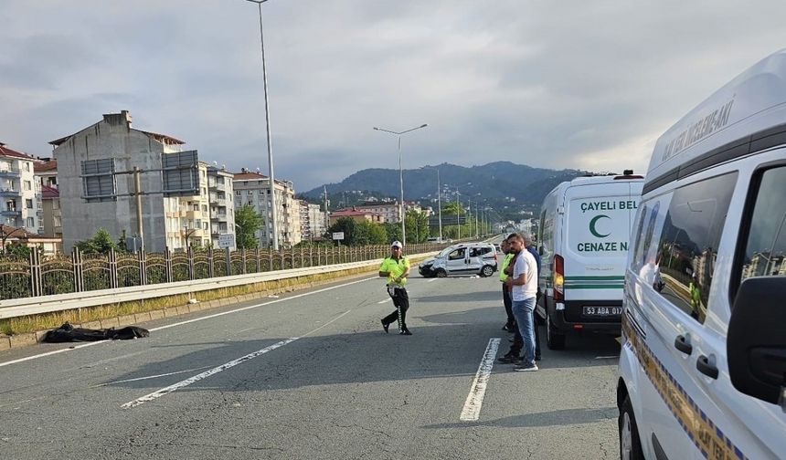 Rize’deki Kazada Kahreden Detay