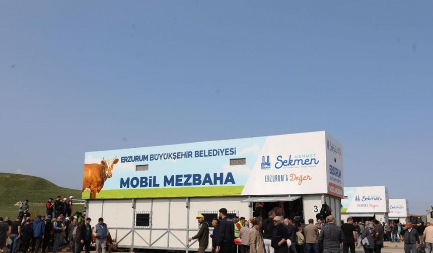 Vatandaş Mobil Mezbahanelere Koştu