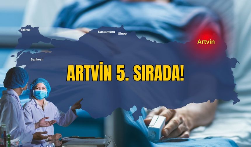 Artvin'de Ölüm Oranı Yükseldi
