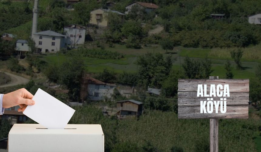 Alaca Köyü’nde Yeni Muhtar Belli Oldu
