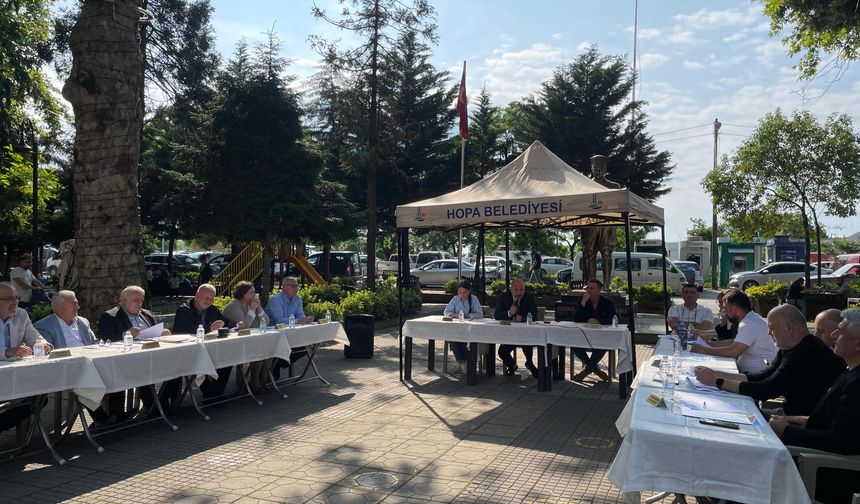 Hopa Meclisinde İkinci Oturum Tamamlandı